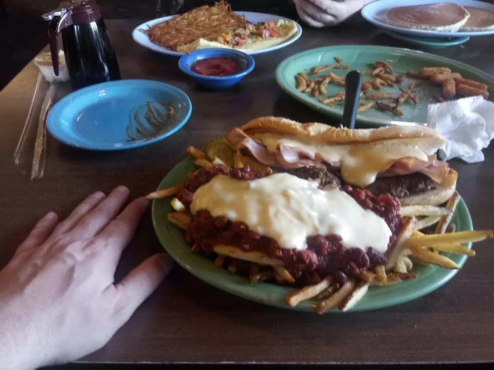 Chilli Cheese Fries and Cuban Sandwich