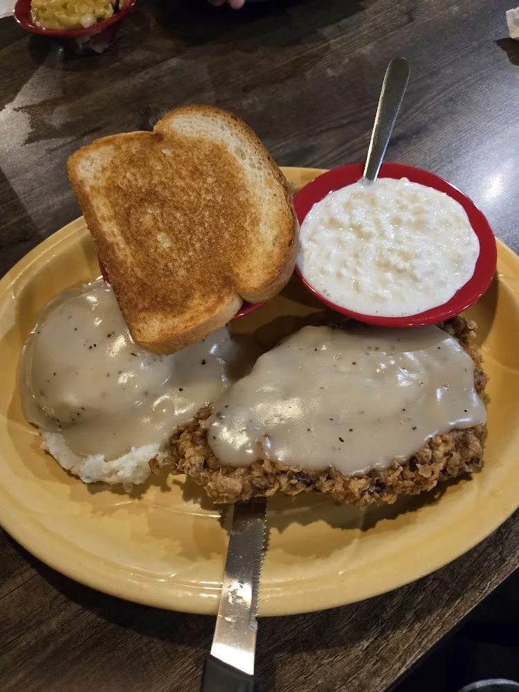 Country Fried Steak and Mashed Potatoes